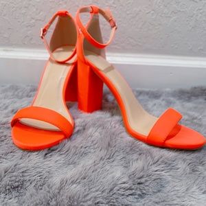 Women's High Chunky Block Heel Pump Dress Heeled Sandals